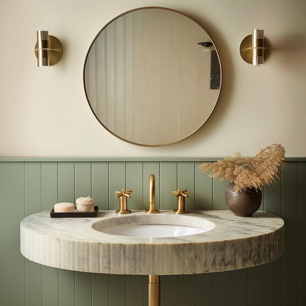 Handcarved Carrara marble vessel sink by Marblyart, custom made to order — photo 9 of 10