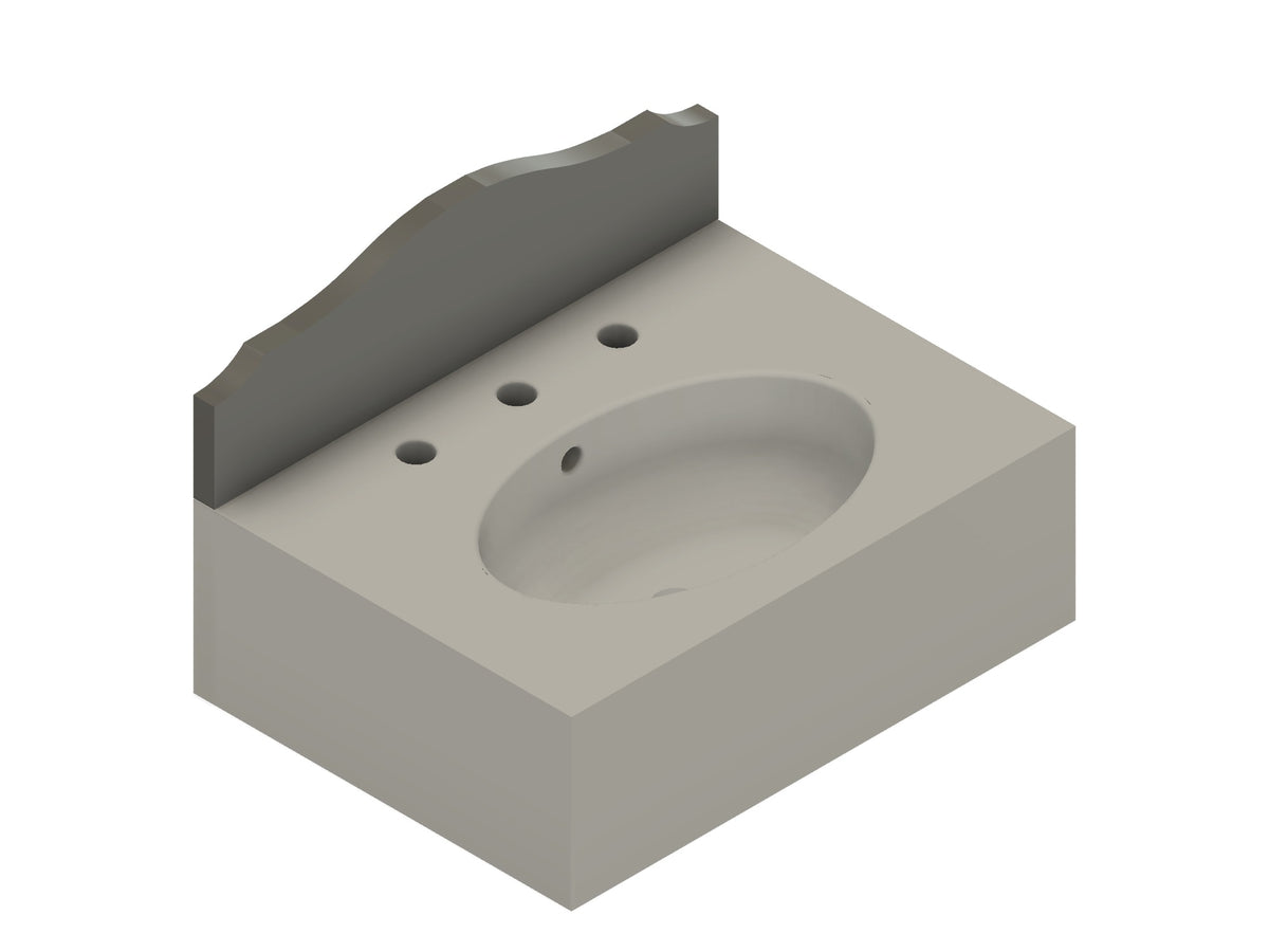 3D drawing – left isometric view